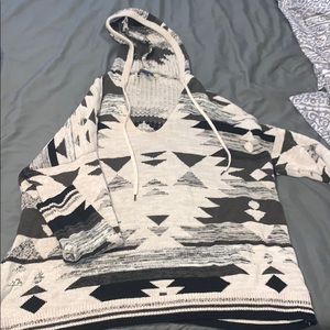 Aztec pull over sweater